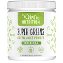 Super Greens Powder Organic Blend: Non-GMO Suplemen, Termasuk Spirulina, Alfalfa, Spinach, Progrens, Fiber dan Digetical Enzymes, Tidak ada Maneteners Buatan, 30 Servis