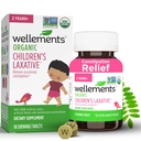 Larangan anak-anak Organik untuk sembelit (50 Cable Tablet); Tablet Serna Organik untuk 2 + Anak-anak: Non-GMO, USDA Organik, Gluten Free 124; Laxatives Alam untuk Relief Konstilasi *