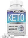 Ketogenix Keto Pills 1275MG New & Improved Formula Contains Apple Cider Extra Virgin Oil Powder Green Tea Leaf 60 Capsules