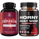 Bundle of Pure Forskalin Extract Suplement for Enhanced Energy for Adults-Plants-Based Energy Suplemen dan Horny Goat Weed Extract Complex untuk Enhanced Energy and Stamina
