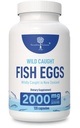 Wild Caught Fish Eggs 2.000mg - Omega 3 Suplemen untuk Eye, Brain Health, Supports Imunity, Bones and Teeth, Mood Dukungan dengan Omega 3-6- 9 Telur Ikan Kapsul