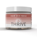 Le- Vel Thrive, Premium Collagen dengan Biotin 3500mcg, Vitamin C, Zinc, dan Turmeric - Rambut, Skin, Nails, Joints - Kolagen Marinir Hydrolyzed, Ashwagandman, Kertin, Kelsules Organik 60 Capsules