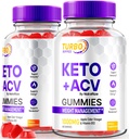 NutraRize (2 Pack) Turbo Ripto ACV Gummies, TurboRipped Kemos, Apple Cider Vinegar Suplemen, Semua Keto + ACV, Premium Keto Plus ACV Gummy, Gomitas Review (120 Gummies)