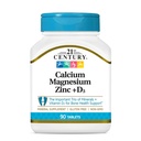 21 Century Cal Mag Zinc + D Tablet, 90 Cacah (Paket 2)