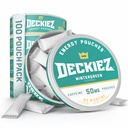 Deckiez Energy Pouches, 5 Cans (100 Pouches), Suplemen Kafein Bebas Gula, Coffee Pouches & Energy Drink Alternatif, 50mg Caffeine Pouches, Wintergreen Flavor