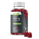 Viteey Prebiotic Fiber Gummies for Adules, 5g - Gut Health & Digetical Sober Suplement Gummies - Zero Sugar Added, Vegan, Gluten-Free - 60 Count