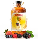 GreenPeach Liquid Imune Dukungan untuk Anak-Anak - Organik Elderberry Syrup dengan Vitamin C, D, E & Zinc Ammune Booster Bayi & Bayi
