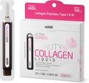 VPLab Ultra Women 's Beauty Liquid Collagen - Biotin-Infused Multivitamin Complex with Peptides Type I & III Suplemen untuk Skin, Rambut & Nails - Minum Mix untuk Perempuan Dikemas dengan Vitamin B Group, 10
