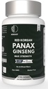 Panax Ginseng Capsule 500 MG Per Serving Energy, Memory & Brain Health Support, Non- GMO (Paket 60 Capsule)