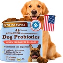 Natural Dog Company Gut Health & Canine Specific Progetic Chews, 1 Daily Chew for All Dogs, Previous & Digetical Enzymes for Dibuble, Gas, Loose Stool, Immune System & Bowel Support