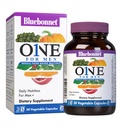 Bluebonnet Nutrection One for Men Whole Foods - Based Multiple, Daily Nutrition *, Non-GMO, Vegetarian Friendly, Kosher, Gluten-Free, Soy-Free, Dairy-Free, Iron Free, 30 Vegetable Capsules, 30 Servis