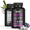 Premium Biotin 5.000 mcg Beauty Complex dengan Collagen, Keratin, Acid Hyaluronic, Vitamin A, D3, B-Complex, Calcuim & Coconut Oil. 60 Softgels