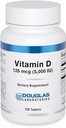 Douglas Laboratorium Vitamin D (5.000 I.U.) Ai124; Vitamin D3 Suplemen untuk mendukung Kesehatan Ammune, Tingkat Kalsium, dan Tulang * 124; 100 Tablet