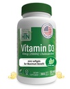 Health Thru Nutrition Vitamin D3 2000iu 365 Mini Softgels for Maximum Benefit Atter4; Year Suply 124; 50mcg Cholecalferol 124; 3rd Party Tested 124; Non-GMO USP Tingkat dalam EVOO 124; Dukungan Kesehatan Imune