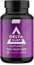 Delta Sleep by HTLT 124; Comprehensive Sleep Supplement with Ashwagandha, Melonatin, 5-HTP, & GABA 14; L- Theanine & Magnesium Glycinate to Keep GABA Levels 124; Valerian Root for Sleep, (90 Capsules)