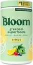 Bed Nutrition Superfood Greader Powder, Digetical Enzymes dengan Progories dan Pregres, Gut Health, Bloating Relief for Women, Chlorella, Green Juice Mix dengan Beet Root Pouder, 60 SVG, Citrus