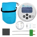 Koluidal Silver Generator Kit - 99,99% (Ag) Rods, TDS Meter, Colloidal Silver Machine, Mesin Air Ionizer untuk Rumah, Tas Perjalanan, Generator Cerdas Fromora