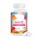 Zahler Junior D3 Vitamin 1000 IU - untuk Anak-anak - Vitamin D untuk Anak-anak untuk Mendukung Tulang, Gigi & Kesehatan Kebal - Kosher Orange Flavor - 120 Count.