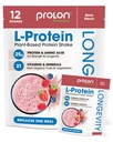 Prolon Longevity Plant Based Protein Powder 124. Muscle Synthetic & Repair, Healthy Aging, Boost Performance 124; Vitamin, Gluten Free, Amino Acids, Antioksidants 124; 25g of Protein 124; Berry, 12 Paket