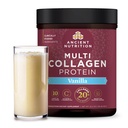 Koleksi Nutres Kuno Peptides Powder, Multi Collagen Protein, Perempuan & Pria, Vitamin C, Progories, Collagen Hydrolyzed, Supports Skin, Joints, Gut Health, Vanilla, 60 Servis