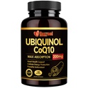 Ubiquinol CoQ10-200m-Softgels with Vitamin E & Omega 3, High Absorpsi Koenzim Q10 Dukung Kesehatan & Energi-Produksi-Antioksidant, 120 Counts