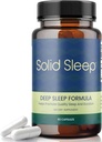 Deep Sleep Formula, Natural Sleep Aid Tanpa Melonatin, Magnesium Bisglycinate, L. Theanine, Inositol, Pil Tidur untuk Dewasa, 60 Vegan Capsules