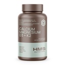 Kalsium, Magnesium, Vitamin D3 + K2 untuk Bone Health, Support Immune, Bones & Teeth Kalsium Suplemen Perempuan & Men, Non- GMO, Gluten- Bebas, 120 Kapsul