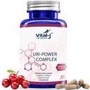 4-IN-1 URI KOMPLEX POWER 1350mg - D Mannose, Cranberry, Hibiscus, dan Dandelion Herb - Tentu Membersihkan Bleeter dan Urinary Tract 60 kapsul - Specialized Pendekatan untuk Avosilasi UTI