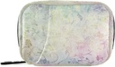 Pill Box 7 Day Vintage Flower Pill Case Bag Travel Pill Organizer Bag dengan Zipper Portable Case Compact Size for Vitamin Suplemen
