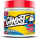 GHOST Gamer: Energi dan Fokus Dukung Formula - 40 Hamba, Ikan Swedia - Nootropics & Natural Caffeine for Attention, Accuracy & Reaction Time - Vegan, Gluten- Free