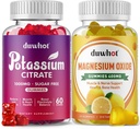 Potasium Citrate Gummies 1000mg, Magnesium Oxide Gummies 400mg, Tambahan untuk Dewasa