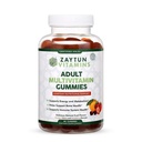 Halal Adult Multivitamin Gummies for Men, Women, Completely Everyday Nutitionation Support with Biotin, Vegan, Natural Fruit Flavors, Non-GMO, Made in USA
