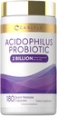 Carlyle Acidophilus Probiotic for Women & Men 's Digetical Health 124; 2 Milyar CFU 124; 180 Quick Rilis Capsules 126; Non-GMO & Gluten Free