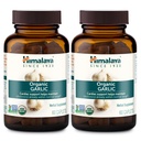 Hilaya Garlic Organik, Untuk Limid Metabolisme dan Dukungan Imune, 1.400 mg, 60 Caplets, 1 Bulan Supply, 2 Pack