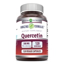 Amazing Formulas Quercetin 500mg 120 Veggie Capsules Suplement - Non-GMO - Gluten Free - Support Overall Health & Well Being