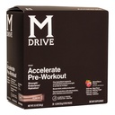 Mdrive Accelerate Pre- Workout Powder, Paket Serving Tunggal, Campuran Berry, 30 Count (Stimulant, Mixed Berry)
