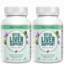 Dukungan Hati Vital - Premium Liver Detox Cleanse & Repair Formula dengan Milk Thistle Supports Lever Health and Detox Cleanse