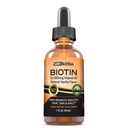 MaX Absorpsi Biotin Liquid Drops, 1000mcg of Biotin Per Serving, 60 Serving, No Articial Preservations, Vegan Friendly, Supports Heally Hair Growth, Strong Nails and Glowing Skin, Made in USA