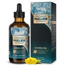 Mullein Drops for Lungs, Dukung Lung Cleanse / Detox & Respiratory Fungsi untuk Pernapasan Sehat - Mullein Leaf Extract for Lungs-2 f.oz