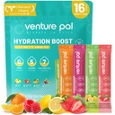 Venture Pal Sugar Free Beat Electrolyte Pawder - Liquid Daily IV Drink for Rapid Hidration & Party Recovery 124; 5 Vitamins & 7 Electrolytes 124; Keto Friendly 124; Non-GMO 124; Sertifikasi Vegan 124; 16 Sticks