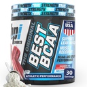 BPI Sports Best BCAA Powder - Dukungan Otot-Pemulihan Otot - Branched Chain Acino Accids 124; Building Blocks of Protein and Muscle - Post Workout Recovery - Hydration - Rainbow Ice, 30 Servings