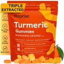 Turmeric Gummies for Women 124; Turmeric Supplement Gummies for Inflammation 124; Turmeric Gummies for Dewasa 124; Natural Curcumin, Lower-Sugar, Vegan, Mandarin Orange Flavor, 45 Count