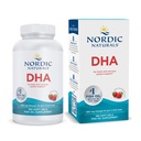 Nordic Averal DHA, Strawberry - 180 Soft Gels - 830 mg Omega-3 - High- Intensity DHA Formula untuk Dukungan Sistem Otak & Gugup - Non-GMO - 90 Servings
