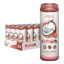 MITRA-9 Botanical Beverages - Coconut Lychee Sparkling Kava Dgn Kava Root Extract - Mood Enhancer - Plant Based - Promotes Natural Calle & Clarity (12 Fl. Oz) (24)