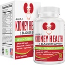 Suplemen Kesehatan Ginjal & Bladder (3- Bulan) Support Kesehatan: 124; Semua-in-1 Suplemen Trakt Uriner-1 dengan 21 Ingrediers Aktif 124; Ginney Cleanse Detox Dukungan Nutry 124; 90- Hari Persediaan Bulk 124; 90 Capsules