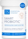 Stacks Escalypse Smart Probiotic - 50 Milyar CFUs, 11 Strains Probiotic, 2 Prestasi, Capsules Tertunda - Sebuah Prebiotik Probiotik Harian & Pria (30 Katup)