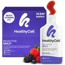 Healycell Bioactive Daily Liquid Multivitamin for Men & Women - 20 + Esticals Vitamin, Mineral & Antioksidants for Brain, Heart, Imunity, Energy, Skin & Hair Support - 30 Gel Packs