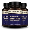 Dr. Mercola Lumbrokinase Enzymes - Deminated Release Formula - Dietary Suplement for Cardiovascular & Energy Support - Non-GMO, Gluten- Free & Soy- Free - 30 Kapsul (30 Pelayan), 3 Pack