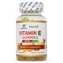 Vitamin E Gummies 268mg, Delicious, Vegan, Non- GMO, Suplemen Dewasa, Imune, Dukungan Skin & Eye, 60 Count