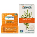 Himalaya PartySmart 12 Caps, Satu Capsule untuk Better Morning Setelah Minum Plus Care, 90 Caps untuk Daily Liver Cleanse, Liver Dukungan dan untuk Menghilangkan Limbah - 2 Produk Bundle
